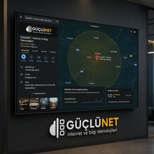 Google Haritalar görünürlüğü ve Google İşletme yönetimi